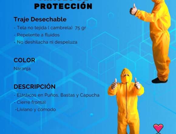 Trajes de overol desechable y lavable en Pichincha (Cantón)