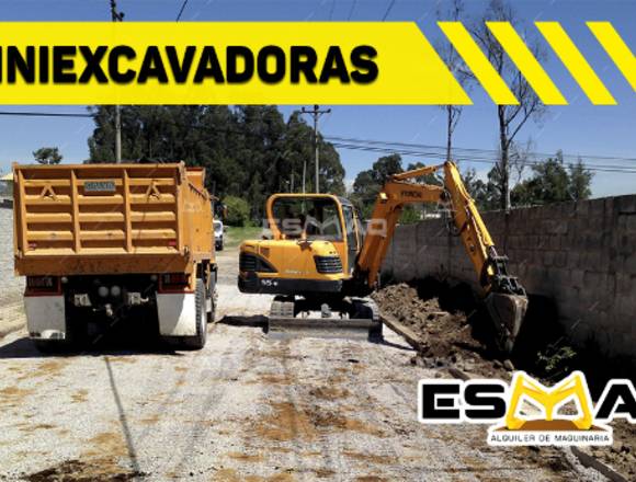 Miniexcavadora de Oruga de Alquiler, 6 Toneladas en Quito (Cantón)