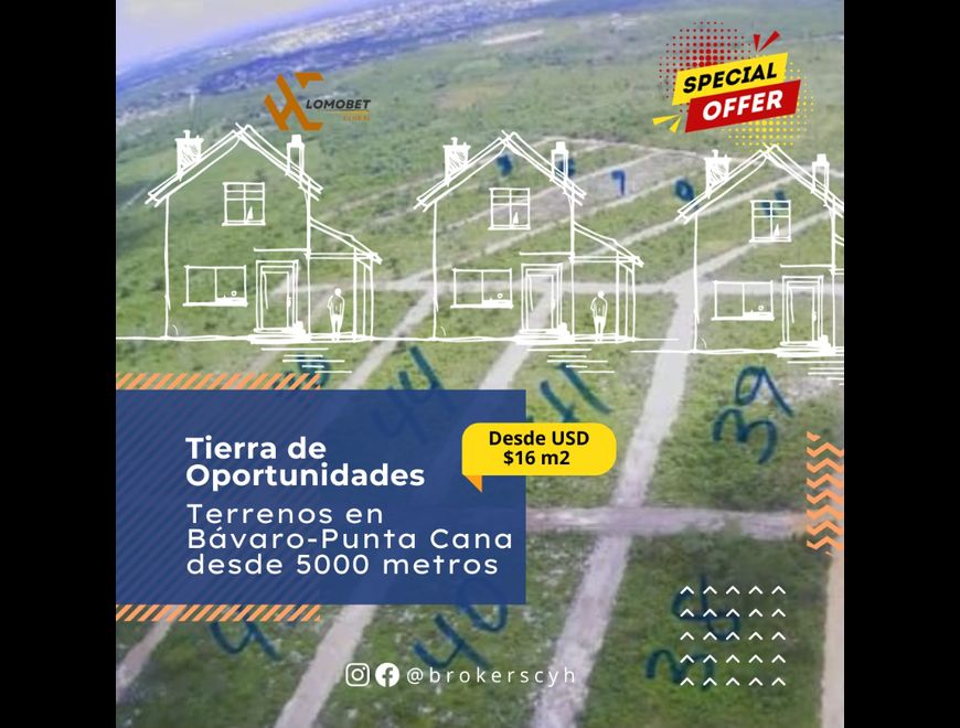 Terreno para desarrolladores Bavaro en Higüey (Municipio)