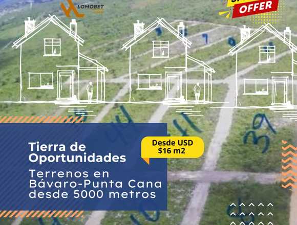 Terreno para desarrolladores Bavaro en Higüey (Municipio)