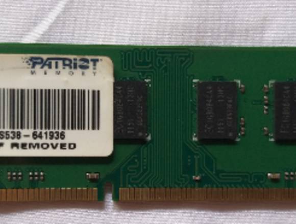 memoria ram ddr3 2gb patriot 1333mhz en Palmira (Municipio)