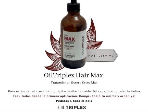 OilTriplex Ampollas Hair Max en La Vega (Municipio)