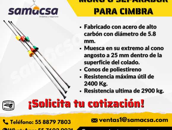 MOÑO O TIRANTE PARA CIMBRA en Mexicali (Municipio)
