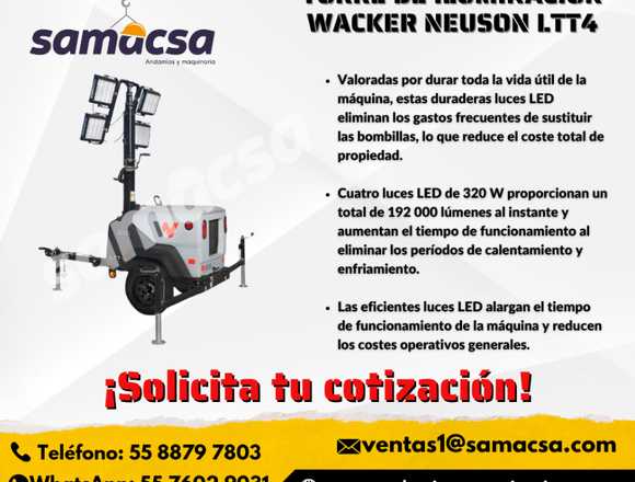 TORRE DE ILUMINACIÓN WACKER NEUSON LTT4 en Ecatepec de Morelos (Municipio)