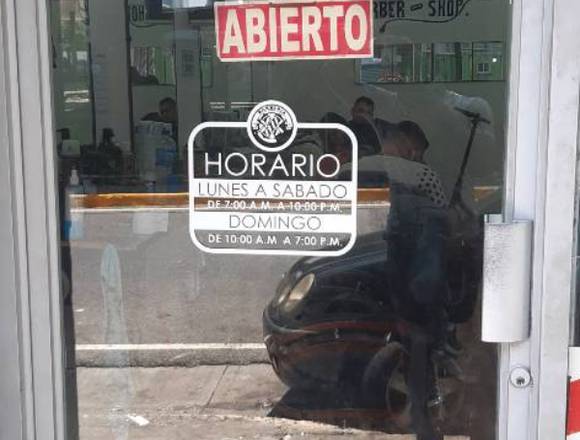 VENDO NEGOCIO DE BARBERÍA FUNCIONANDO en Panamá (Distrito)
