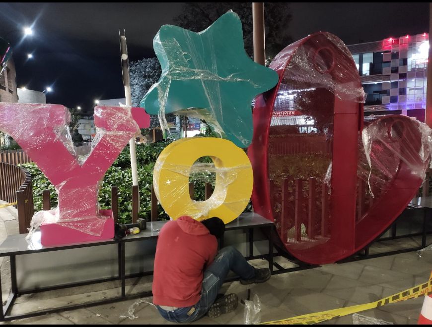 LETRAS GIGANTES DECORADAS en Bogotá, D.C. (Municipio)