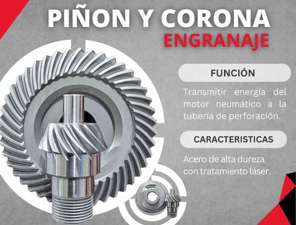 PIÑON & CORONA (ENGRANAJE)- EQUIPO PACKSACK👷⚒ en Bucaramanga (Municipio)