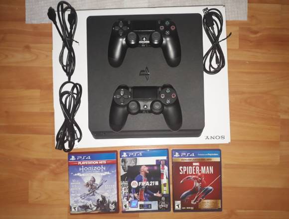 PS4 SLIM 1 TB Usada-Como nuevo + 3 JUEGOS ❗❗ en Bogotá, D.C. (Municipio)