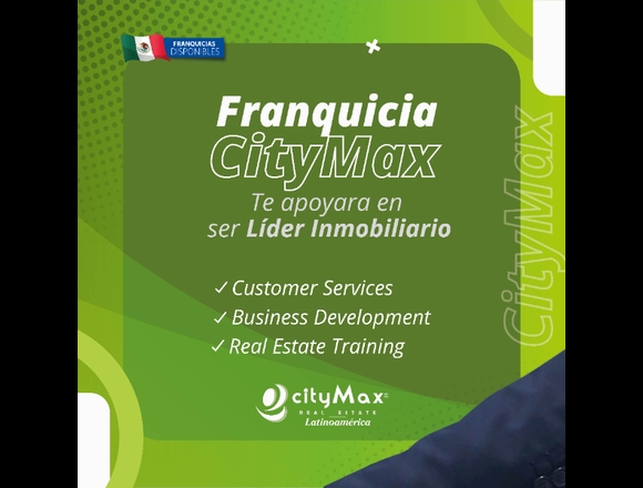 Franquicia Inmobiliaria CityMax Real Estate