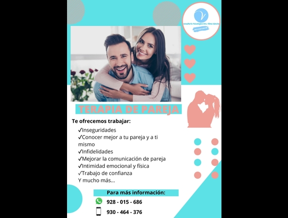 TERAPIA DE PAREJA PARA JÓVENES Y ADULTOS en Ate (Lima 3) (Distrito)