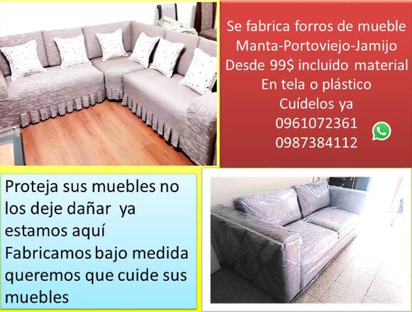 se fabrica forros de muebles en Montecristi (Cantón)