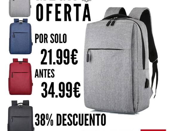 Mochila antirrobo🎒⭐⭐⭐⭐⭐