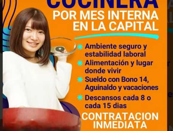 Te busco empleo GT niñeras empleada doméstica en Ciudad de Guatemala (Municipio)