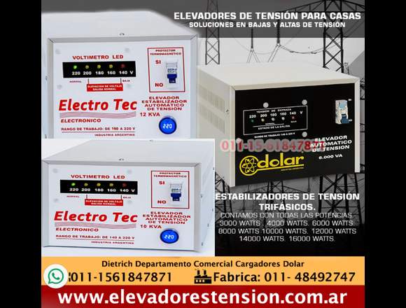 Elevador Automático De Tension 10 Kva 011 48492747 en José León Suárez (Localidad)
