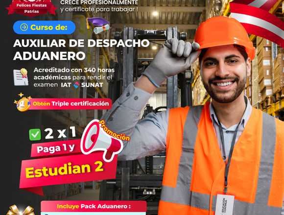AUXILIAR DE DESPACHO ADUANERO en Lima (Lima 1) (Distrito)