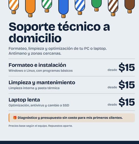 Soporte técnico para computadoras en Caracas
