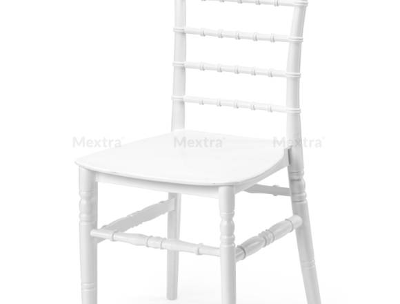 Silla de banquetes,de boda CHIAVARI TIFFANY,blanco en Madrid (Municipio)