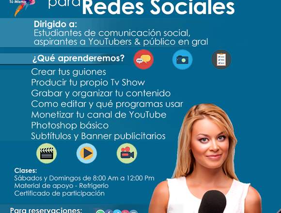 ¿TE GUSTARÍA CREAR CONTENIDO PARA REDES SOCIALES? en Santo Domingo Norte (Municipio)