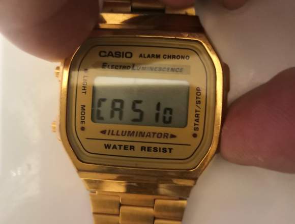 Reloj Casio Dorado A168 Vintage