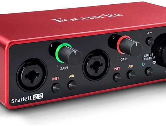 Monitores Kali LP6 e Interfaz Scarlett 2i2 en Santiago (Comuna)