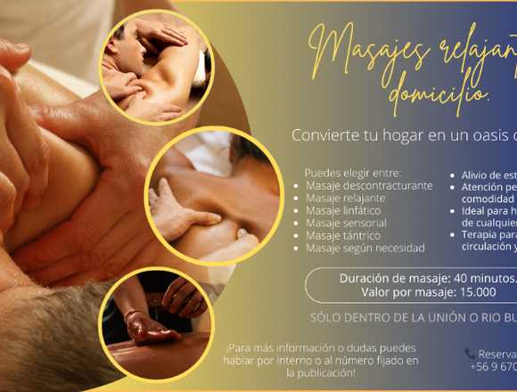 Masajes a Domicilio - Bienestar en tu Hogar