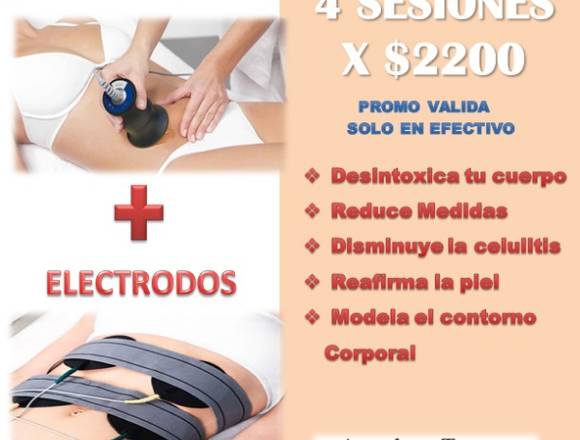 ULTRACAVITACION + ELECTRODOS