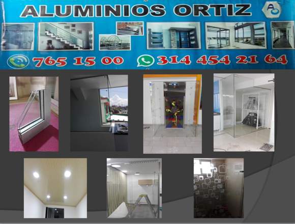 Aluminios y estructuras metálicas ortiz en Bogotá, D.C. (Municipio)