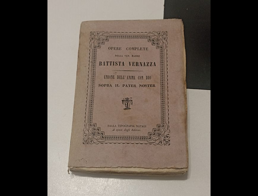LIBRO OBRAS COMPLETAS DE LA VENERABLE MADRE VERNAZ