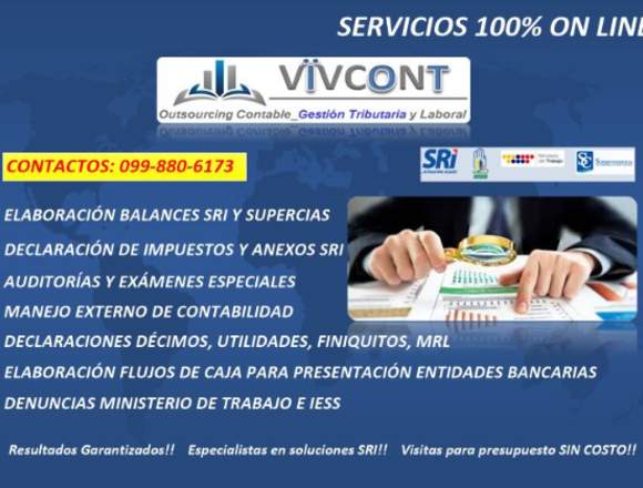 Declaracion de Impuestos y Manejo de Contabilidad en Rumiñahui (Cantón)