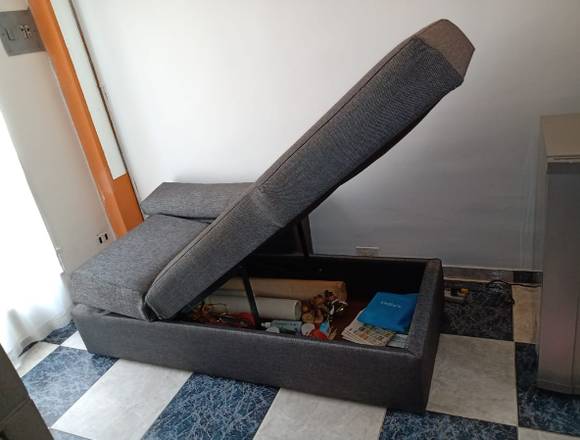 Cheilon-sofá-cama gris en Bogotá, D.C. (Municipio)