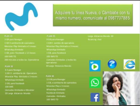 Planes y servicios de Movistar en Portoviejo (Cantón)