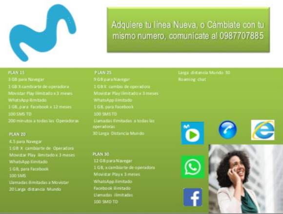 Planes y servicios de Movistar en Portoviejo (Cantón)