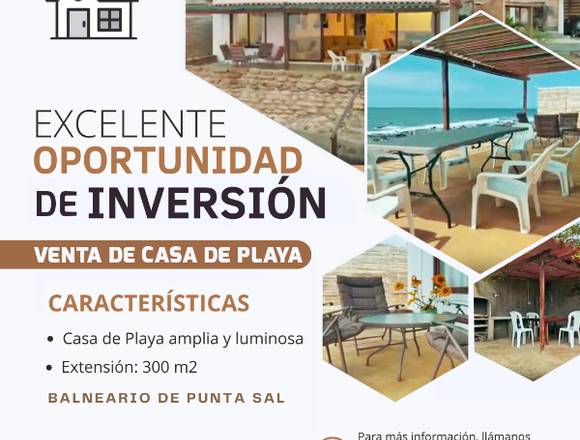Venta, Casa de Playa en Tumbes en Lima (Lima 1) (Distrito)