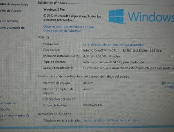 TOSHIBA SATELLITE 460 Core i5 en Bogotá, D.C. (Municipio)