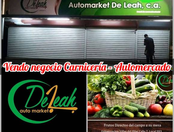 Vendo negocio Carnicería - Automercado en Páez (Municipio)