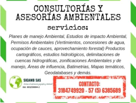 ASESORÍAS Y CONSULTORIAS EN TRAMITES AMBIENTALES en Bogotá, D.C. (Municipio)