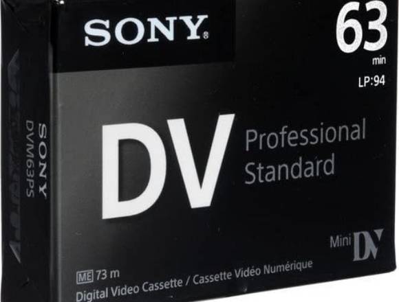CINTA MINI DV 63 SONY PROFESIONAL STANDARD.