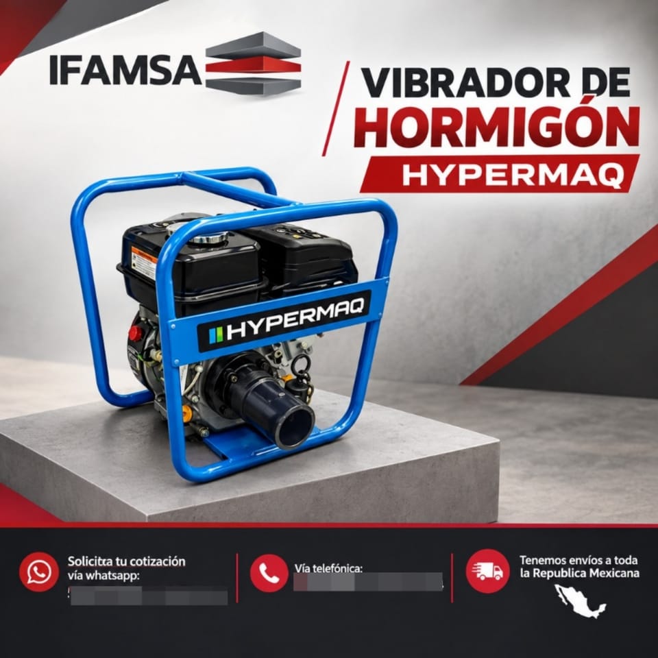 VIBRADOR DE HORMIGÓN HYPERMAQ