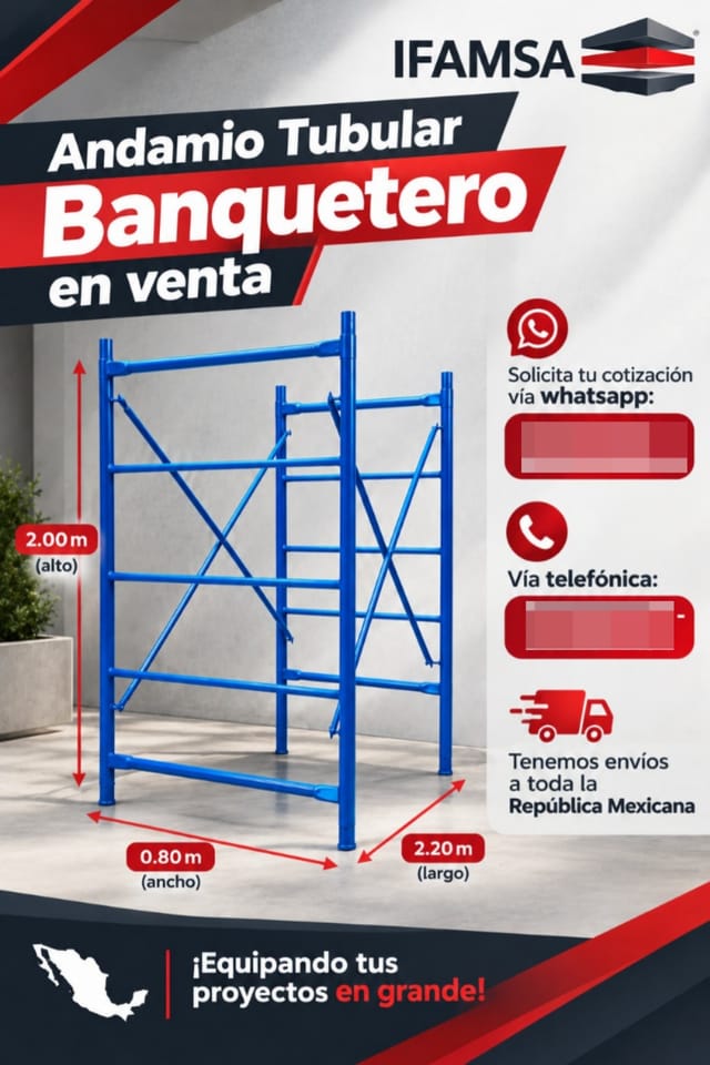 VENTA DE CUERPOS DE ANDAMIO BQT