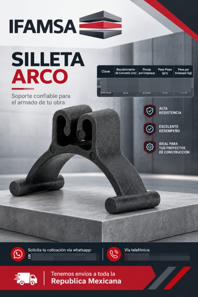 SILLETAS ARCO PARA RECUBRIMIENTO