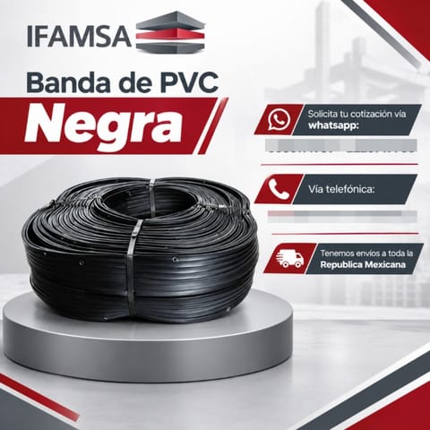 VENTA DE BANDA PVC NEGRA en Puebla (Municipio)