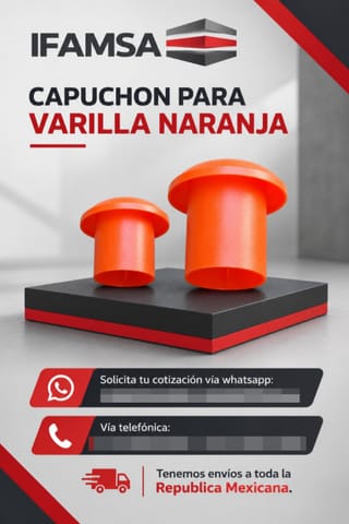 CAPUCHON PARA VARILLA NARANJA en Puebla (Municipio)