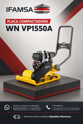 PLACA COMPACTADORA WN VP1550A en Puebla (Municipio)