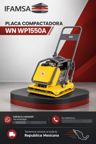 PLACA COMPACTADORA WN WP1550A en Puebla (Municipio)