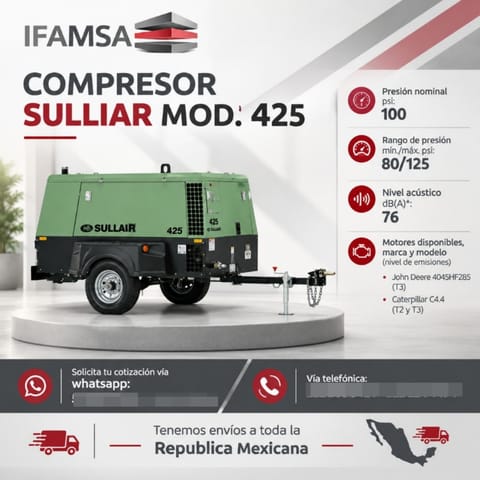COMPRESOR SULLIAR MOD. 425 -