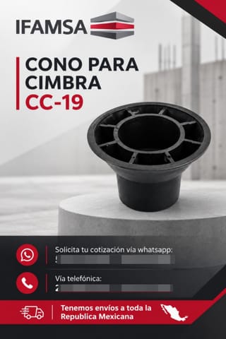 CONO PARA CIMBRA CC-19 EN IFAMSA en Puebla (Municipio)