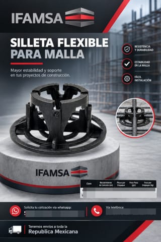 SILLETA FLEXIBLE PARA MALLA en Puebla (Municipio)