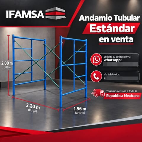 VENTA DE CUERPOS DE ANDAMIO STD 2m*1.56m en Puebla (Municipio)