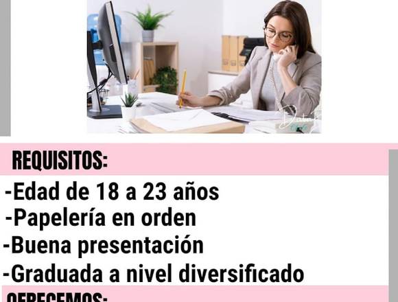 Secretaria Recepcionista en Ciudad de Guatemala (Municipio)