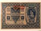 Austrian classic banknote 1000 crowns 1902 (RC) in Brooklyn (Locality)